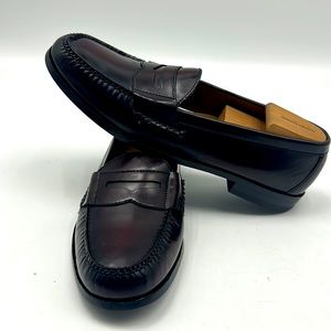 COLE HAAN PINCH PENNY LOAFERS MENS SIZE 13 DARK RED